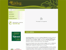 Tablet Screenshot of casa-sardegi.com